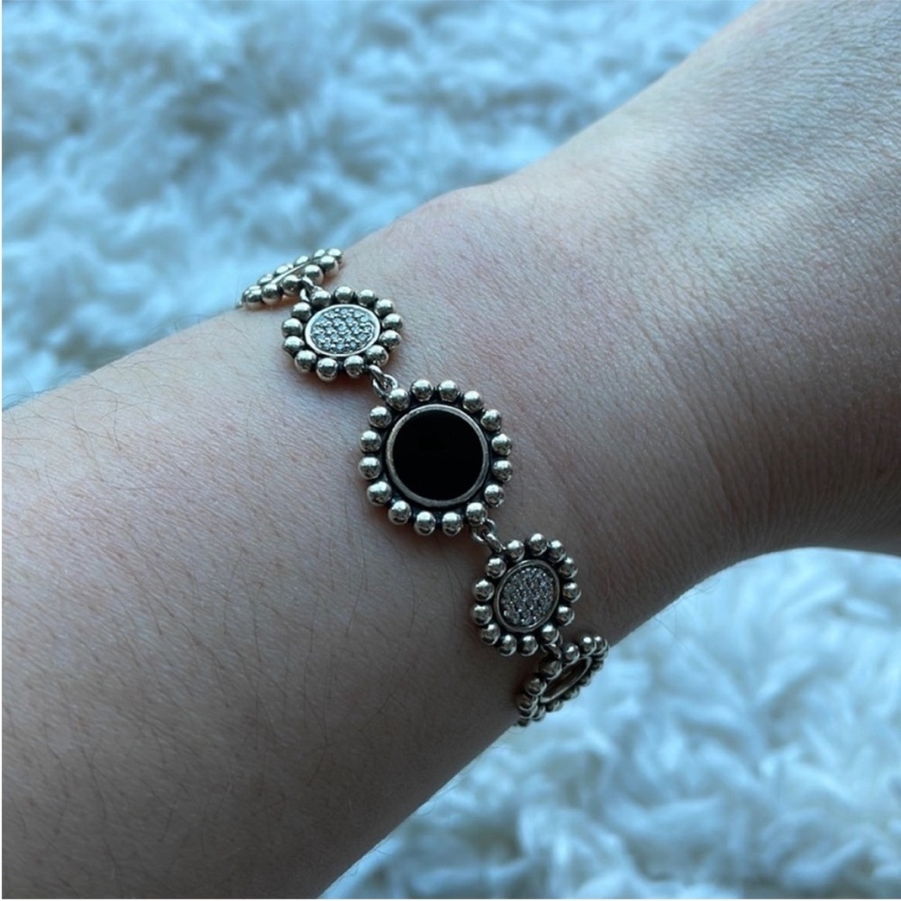 Lagos‎ Diamond & Onyx Bracelet
